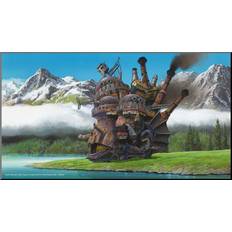 Howl's Moving Castle Wooden Movie Poster