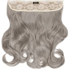 Silver Extensions & Wigs Lullabellz Thick Curly Clip In Hair Extensions 16 inch Silver Grey