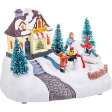 Multifarvet - Træ Juletræspynt BigBuy Christmas Multifarvet Polyresin Jule 20 x 14 x 15 cm Juletræspynt
