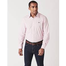 Crew Clothing Micro Stripe Shirt, Pink