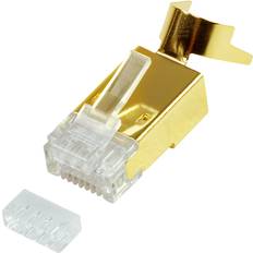 LogiLink Plug Modulare Dorato Rj45 Cat. 8.1/Cat. 6A 10pz