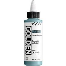 Golden High Flow Acrylics Cobalt Turquoise, 4 oz bottle