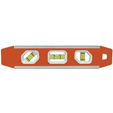 Johnson 9 Magnetic Torpedo 3 vial Orange Spirit Level