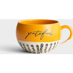 Orange Tasses Grateful Stoneware Mug Tasse