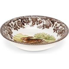 Spode Woodland 6.5"" Rabbit Cereal Soup Bowl 6.3"