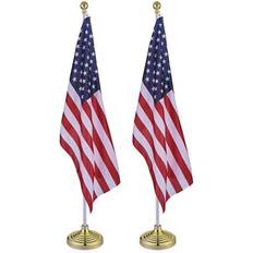 Flags & Accessories Yescom 2 Pack 8FT Flag Pole Kit