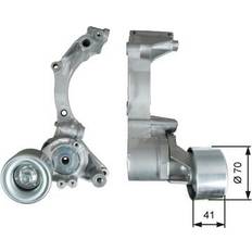 Moottorin osat Gates T39296 Kiristysrulla Moniurahihna PowerGrip