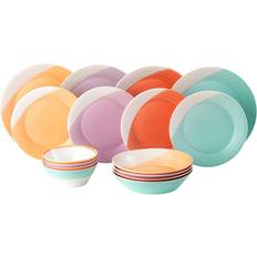 Avec Poignée Services de Table Royal Doulton 1815 Brights 16 Piece Set - Blue Service de Table