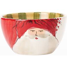 Vietri Old St. Nick Cereal Hat Soup Bowl