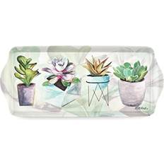 Pimpernel Succulents Melamine Sandwich Serving Tray