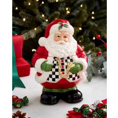 Nero Barattoli per Biscotti Spode Christmas Tree Santa Candy Biscuit Jar