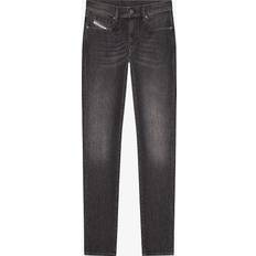 Diesel 2019 D-Strukt 09f75 Slim Jeans - Black/Dark Grey