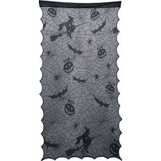 Cortinas de Fiesta para Puerta Fiestas Guirca Cubrepuerta Negro de Halloween Multicolor