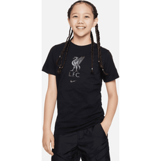 Nike Youth Black Liverpool Crest T-Shirt