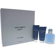 Dolce & Gabbana Light Blue Eau Intense Pour Homme Lote 3 Pz