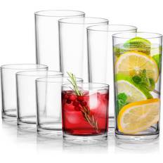 Plastic Tumblers Zulay Kitchen Drinking Set Tumbler