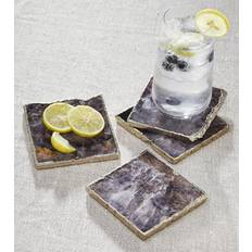 Purple Coasters Better trends Agate Stone Coaster 4