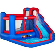 Water Slide Sunny & Fun Compact Bounce A Round Inflatable Water Slide Park