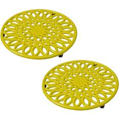 Yellow Trivets Home Basics Sunflower Collection Topfuntersetzer