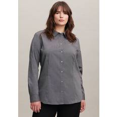 Con Ferretto Top Seidensticker Camicia da donna - Grigio