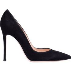 41 ½ Tacones y Zapatos de Tacón Gianvito Rossi Suede Pumps - Black