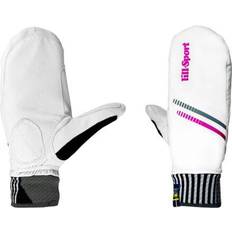 Hvid - Træningstøj Vanter LillSport Celsius Race Mitt - White/Pink