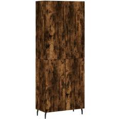 vidaXL Highboard Smoked Oak Förvaringsskåp 69.5x180cm