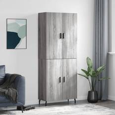 vidaXL Grey Sonoma Förvaringsskåp 69.5x180cm