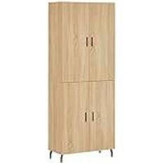 vidaXL Highboard Oak Förvaringsskåp 69.5x180cm