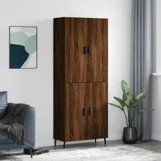 Svart Oppbevaringsskap vidaXL Highboard Oppbevaringsskap 69.5x180cm