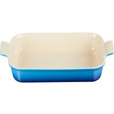 Le Creuset Ovenschalen Le Creuset Ovenschaal Heritage Azure 32 cm