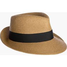 UV Protection Headgear Eric Javits Squishee Classic Fedora Hat - Natural/Black