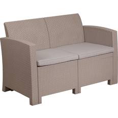 Gray Outdoor Sofas Flash Furniture Seneca Outdoor Sofa