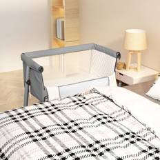 Moisés vidaXL Baby Bed with Mattress linen