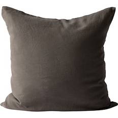 Tell Me More Linen Taupe Hovedpudebetræk Brun, Beige (65x65cm)