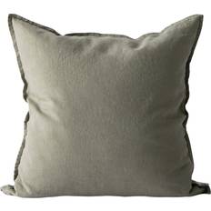 Tell Me More Washed linen Cushion Cover Green (50x50cm)