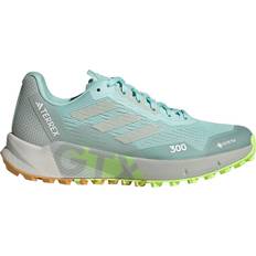 Adidas Terrex Agravic Flow Goretex Trail Running Shoes Green Woman