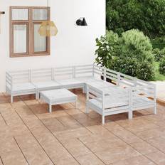 Foldbare / Sammenklappelige Loungesæt Havemøbler vidaXL haven Loungesæt, borde inkl. 8 sofaer