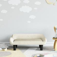 Weiß Sofas vidaXL Kindersofa Creme 70 x 40 x 24 cm