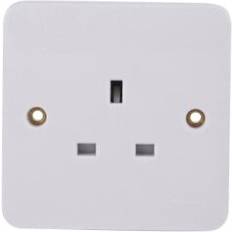 Schneider Electric Electrical Outlets Schneider Electric Lisse 13a 1 Gang Unswitched Socket GGBL3050