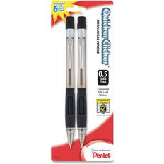 Pentel Graphite Pencils Pentel Quicker Clicker Mechanical Pencil 0.5mm 2-pack