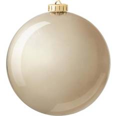 Kaemingk Kerstbal Plastic Glans 20 cm Licht Champagne