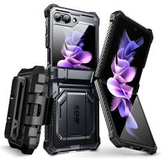 Supcase Mobiltilbehør Supcase Samsung Galaxy Z Flip5 i-Blason Armorbox Hybrid Cover Sort