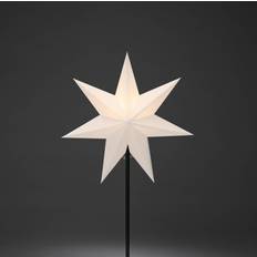 Konstsmide Estrellas de Adviento Konstsmide Christmas Papel 7 Puntas Blanco Alto 65 cm Estrella de Adviento