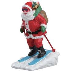 Weihnachtsschmuck Lemax Santa skier Weihnachtsschmuck