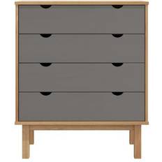 Natural Chest of Drawers vidaXL Otta Chest of Drawer 76.5x90cm