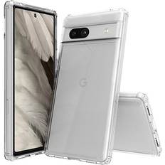 Accessoires de téléphones portables JT Berlin Pankow Coque arrière Google Pixel 7a transparent chargement par induction, résistant aux chocs