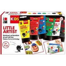 Marabu Fingerfärger Marabu KiDS Little Artist Waterbased Paint Set 6 x 75ml