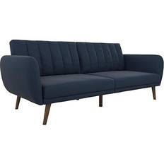Novogratz Brittany Blue Sofa 207cm 3 Seater