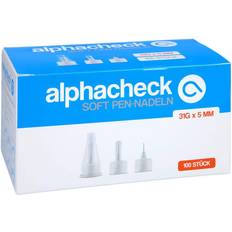 Garne & Handarbeitsbedarf Alphacheck soft Pen-Nadeln 31 Gx5 mm